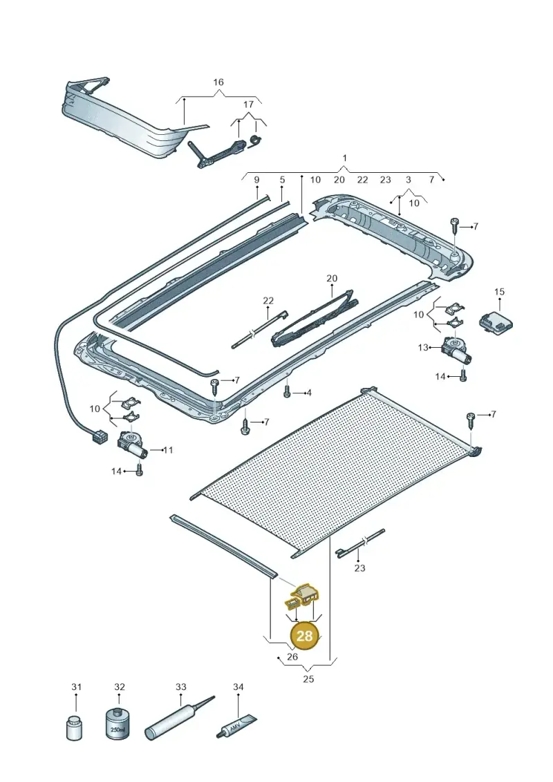 3G9898912 — Skoda Octavia (2019-2024) diagram 793877200, position 28