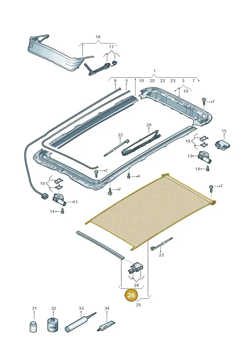 3G9898921 — Skoda Octavia (2019-2024) diagram 793877200, position 26