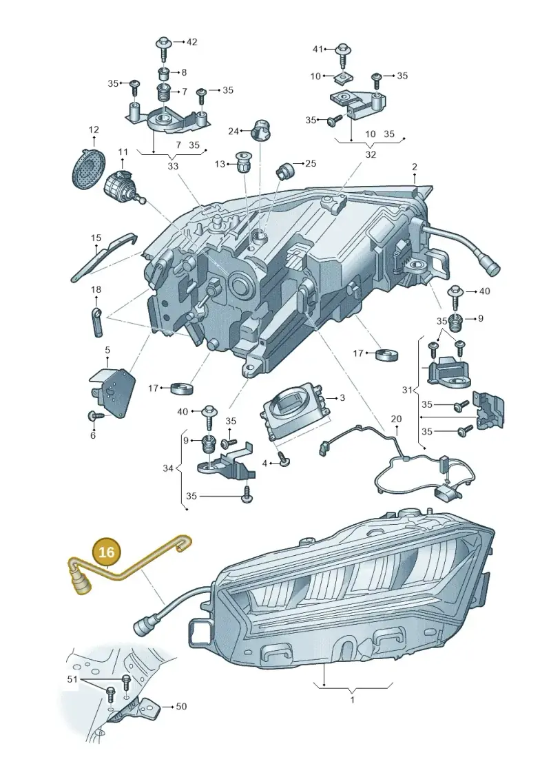 3P0941718 — Skoda Superb Combi (2023-) diagram 3p0941000, position 16