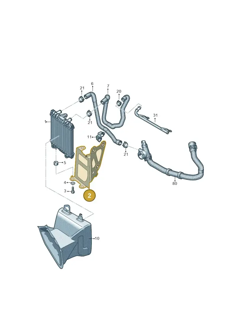 3Q0121093G — Skoda Superb Combi (2015-2024) diagram 828121120, position 2