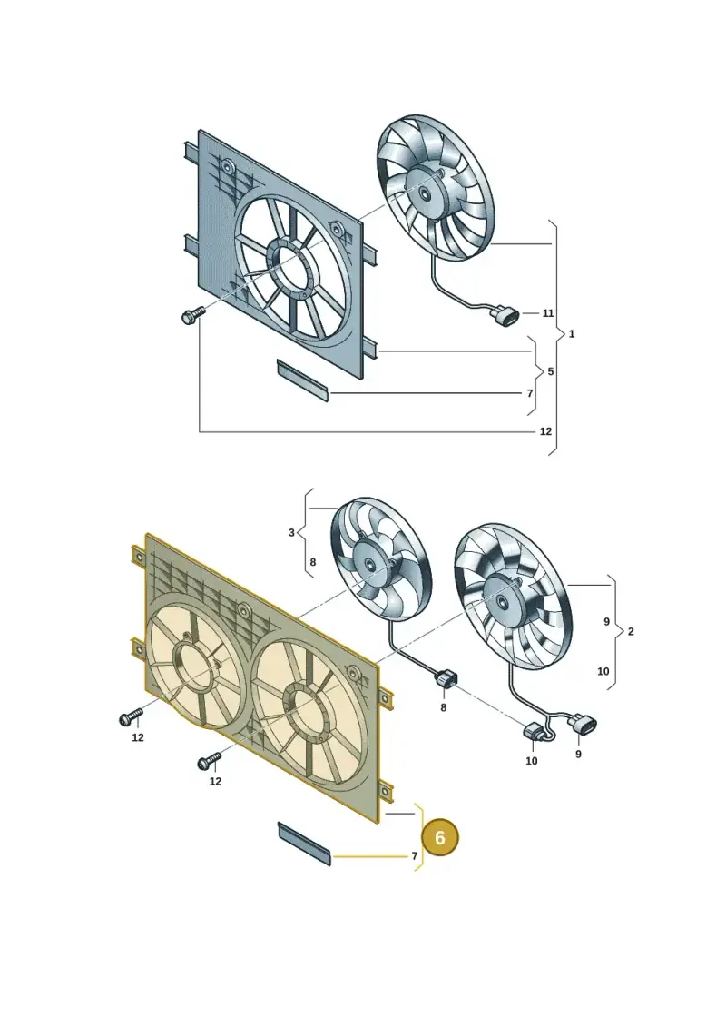 3Q0121205B — Skoda Kodiaq (2024-) diagram 57x959130, position 6