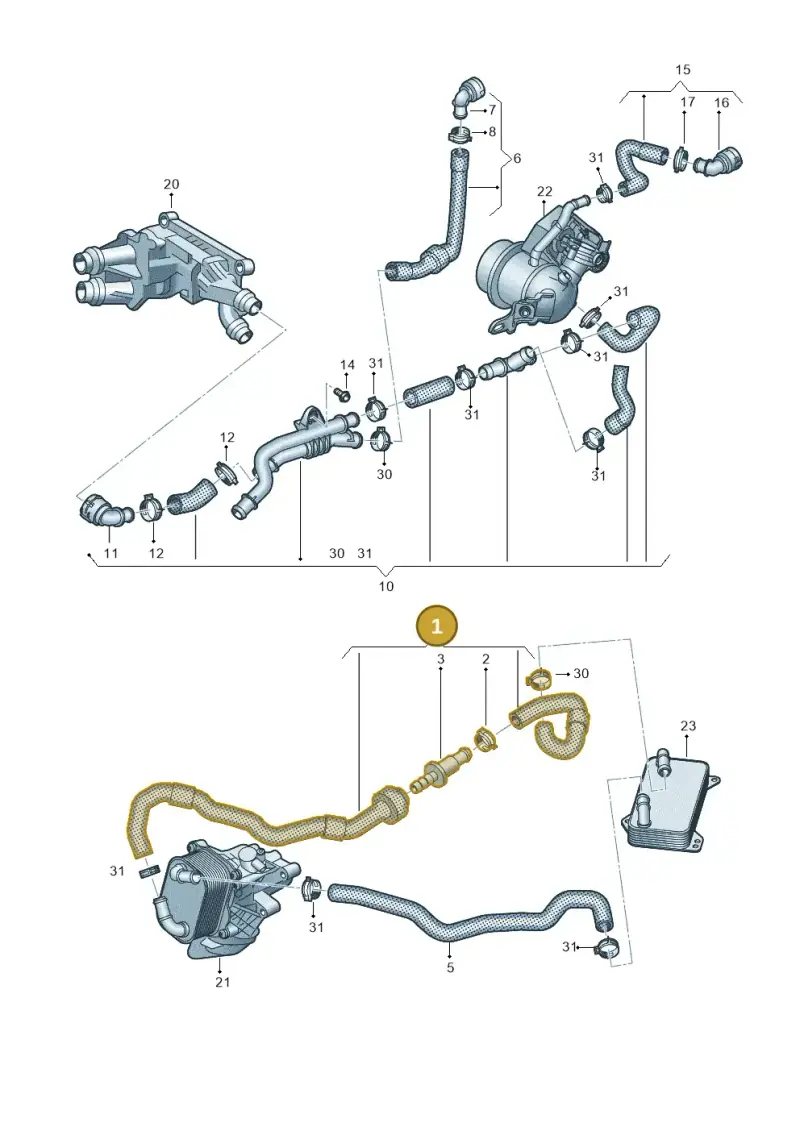 3Q0122096E — Skoda Superb Combi (2023-) diagram 828121767, position 1