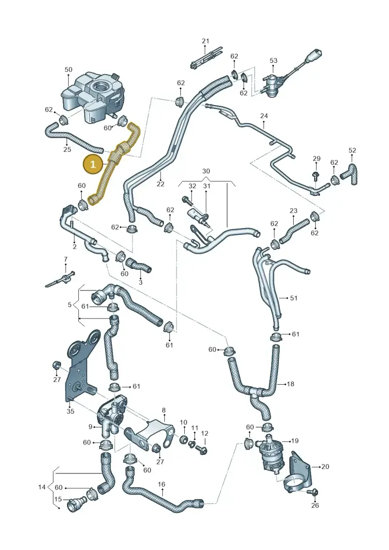 3Q0122109 — Skoda Kodiaq (2016-2024) diagram 884000040, position 1