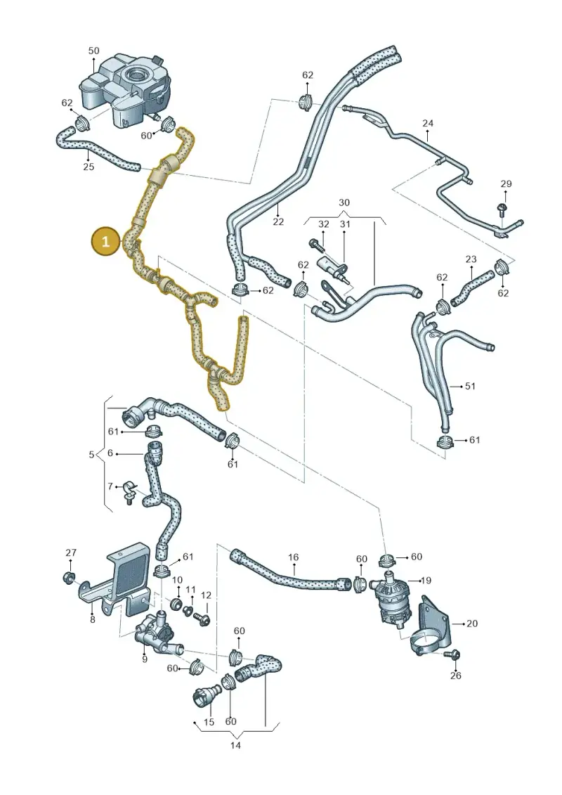 3Q0122109B — Skoda Kodiaq (2016-2024) diagram 793121401, position 1