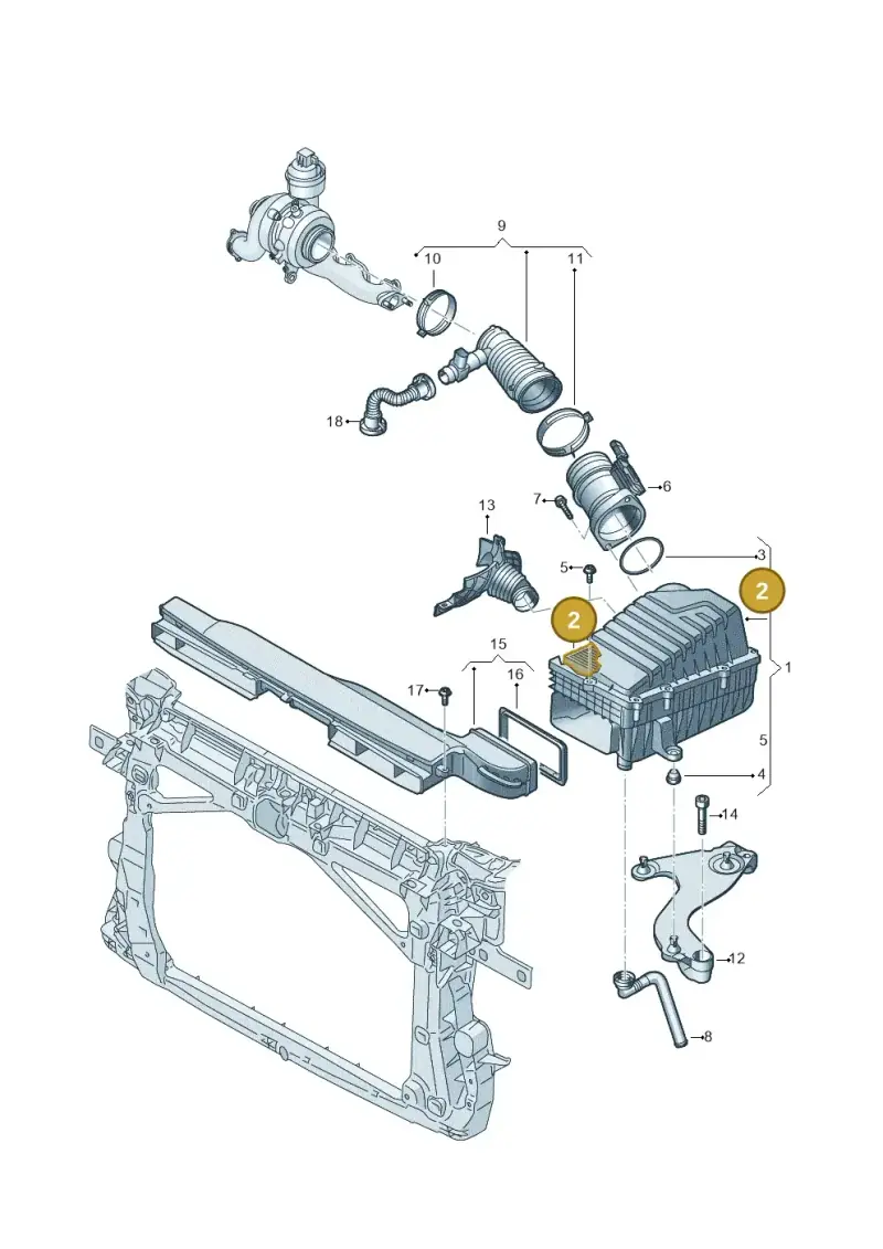 3Q0129620A — Skoda Kodiaq (2016-2024) diagram 884129100, position 2
