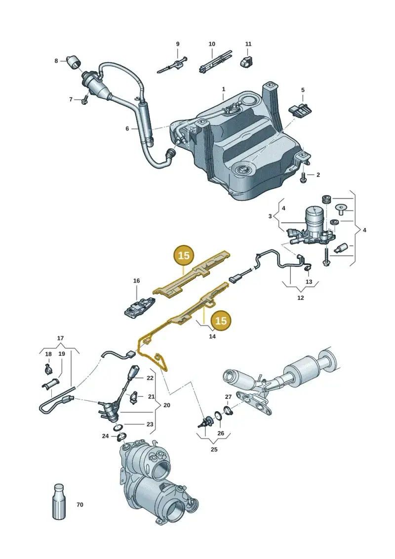3Q0131327D — Skoda Superb Combi (2023-) diagram 793253058, position 15