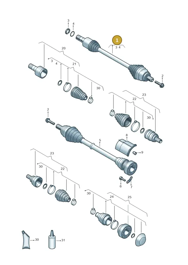 3Q0407271CD — Skoda Kodiaq (2024-) diagram 827407350, position 1