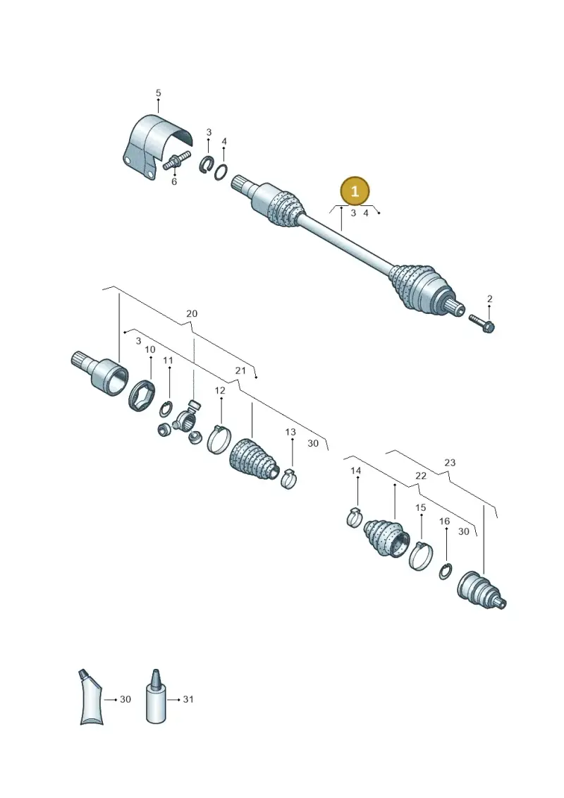 3Q0407761TX — Skoda Kodiaq (2016-2024) diagram 746407480, position 1