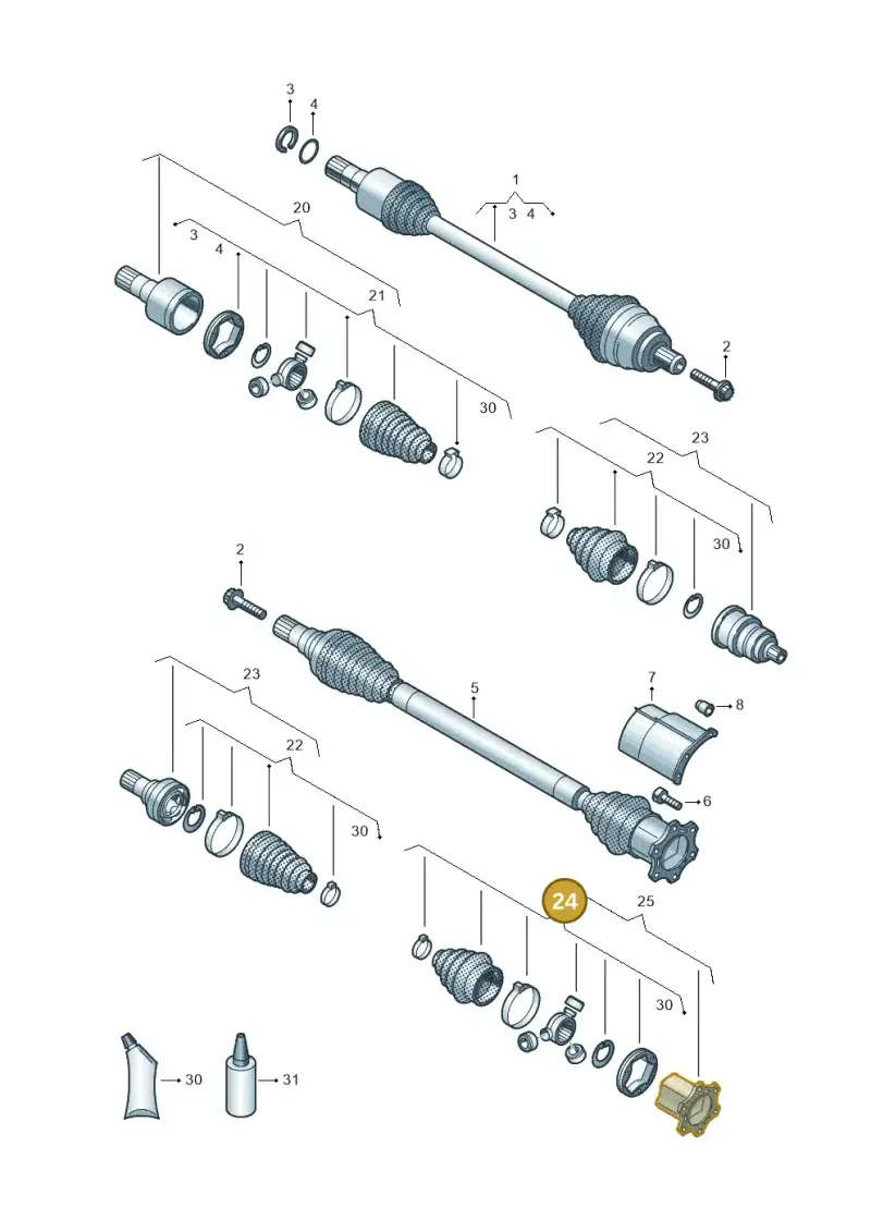 3Q0498201C — Skoda Kodiaq (2024-) diagram 827407390, position 24