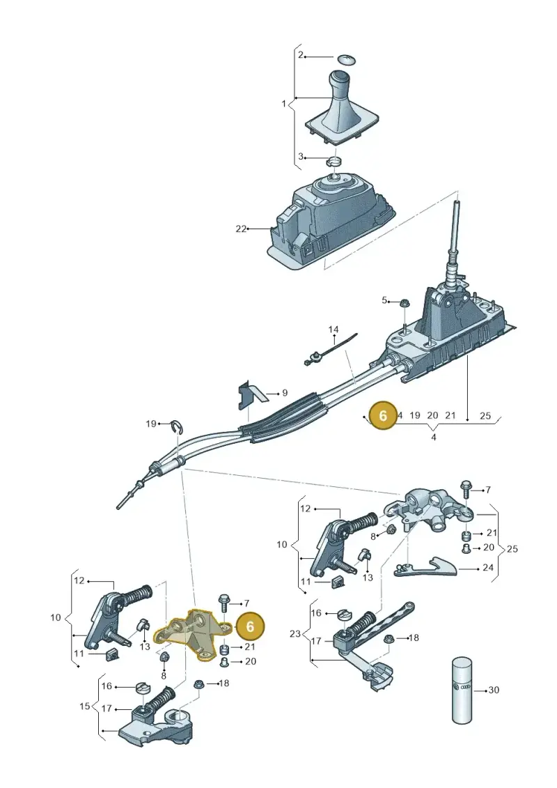 3Q0711789 — Skoda Kodiaq (2016-2024) diagram 793711301, position 6