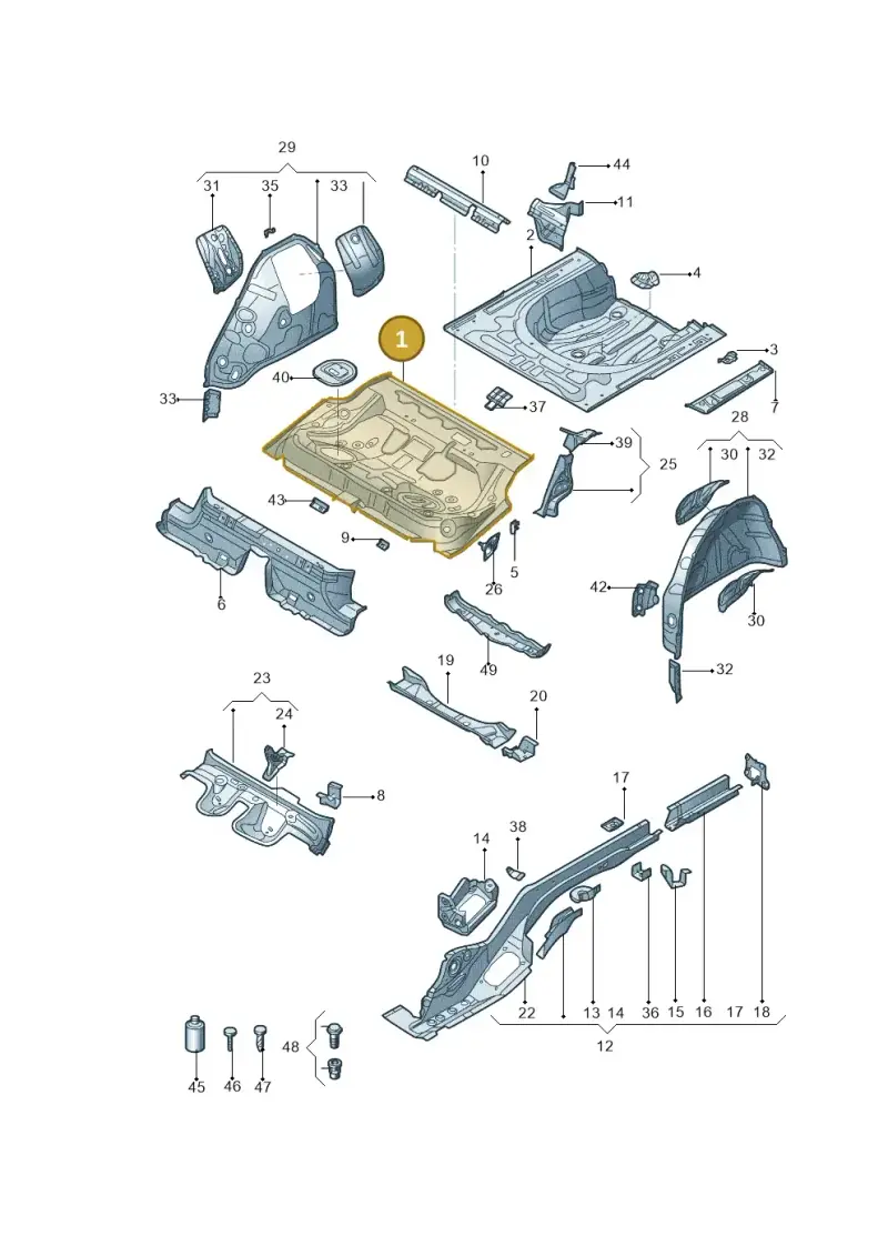 3Q0813115 — Skoda Superb NF (2015-2023) diagram 881803200, position 1