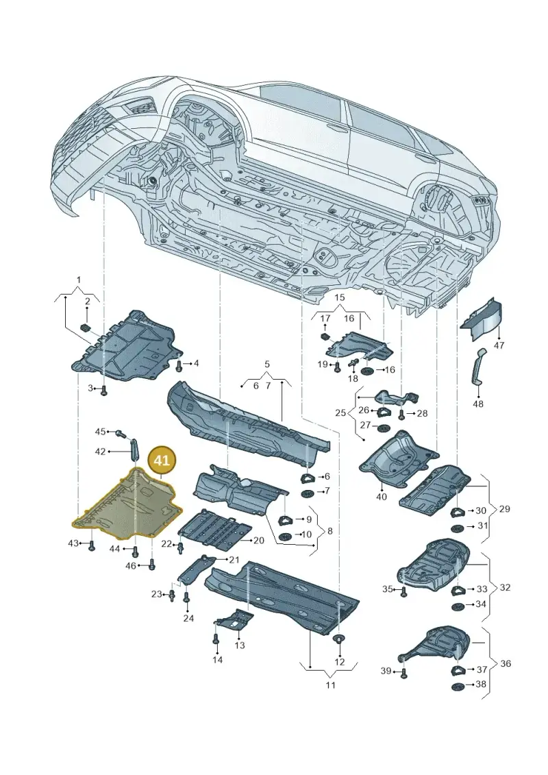 3Q0825902A — Skoda Karoq (2017-2022) diagram 834825000, position 41