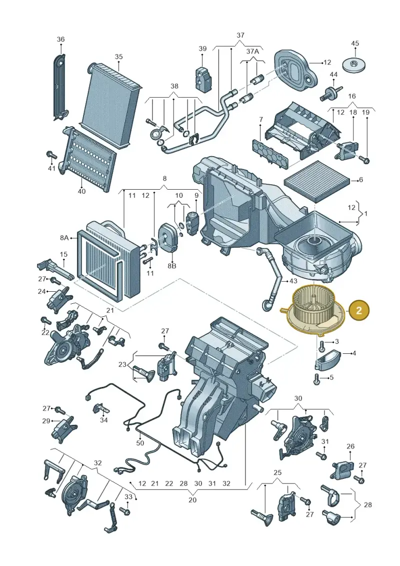 3Q1819021C — Skoda Octavia (2019-2024) diagram 793820200, position 2