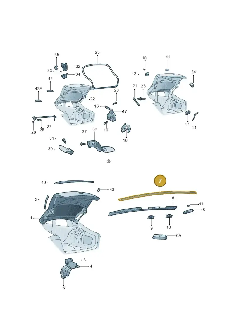 3T5827577A2ZZ — Skoda Superb Ambition (2009-2015) diagram 671827100, position 7