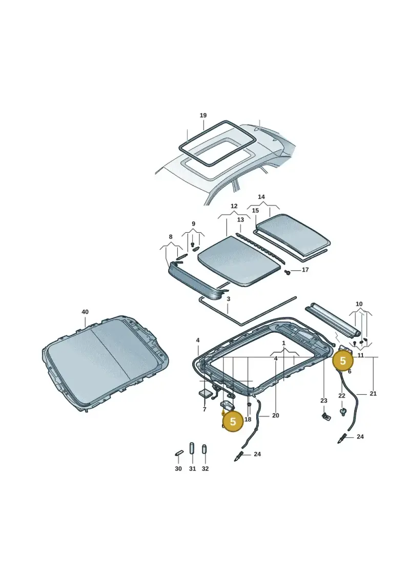 3VD877795 — Audi Q4 Sportback (2022-) diagram 11g877010, position 5