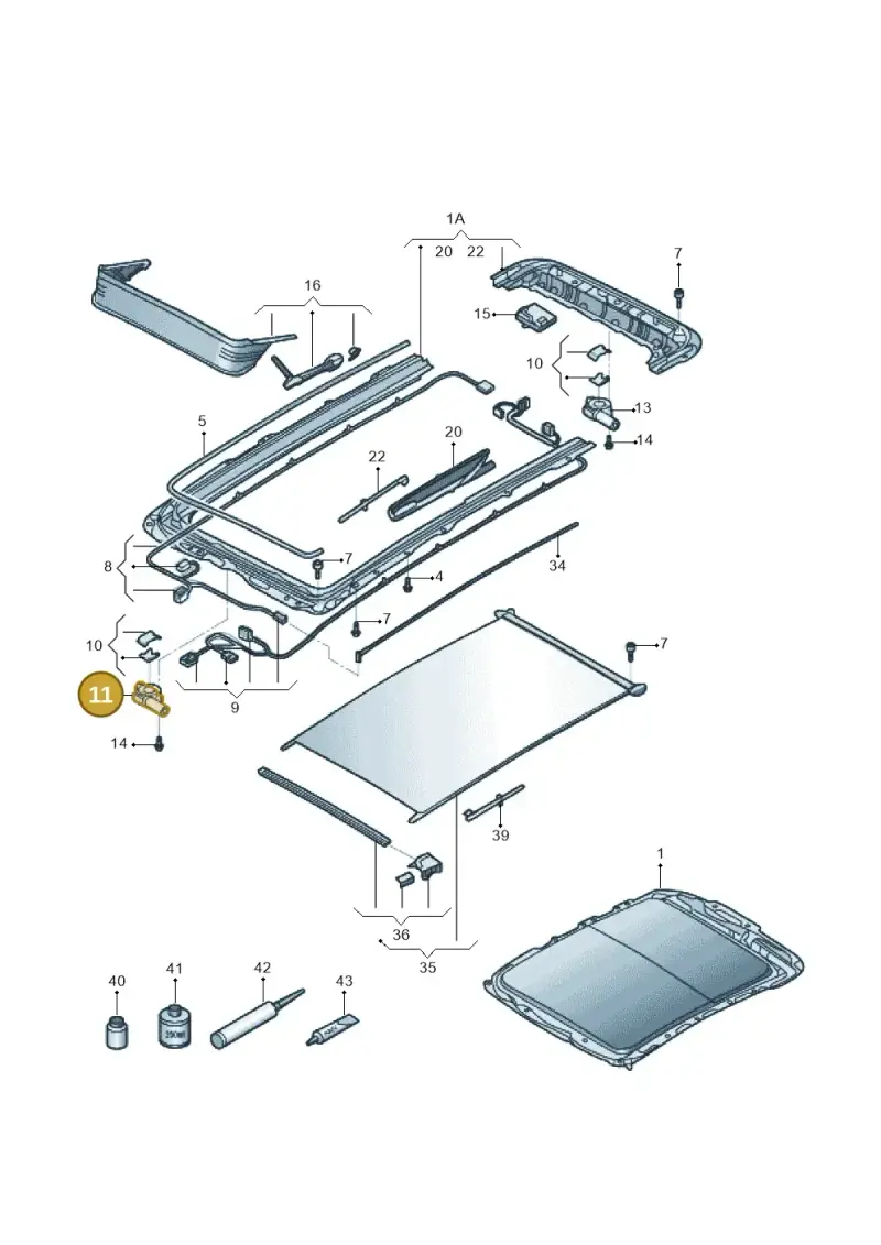 3VD877795 — Volkswagen B-Main SUV (2022-) diagram 432877010, position 11