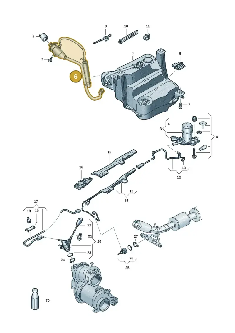 3WA131965 — Skoda Superb Combi (2023-) diagram 793253058, position 6