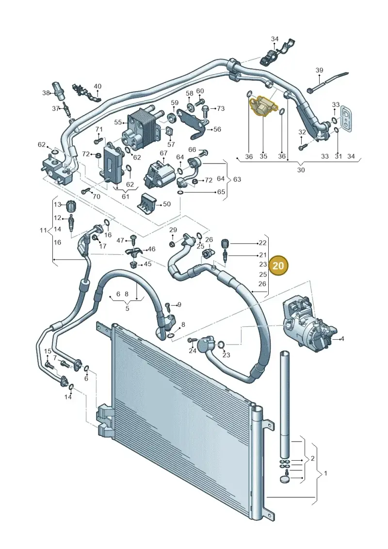 3WA816743B — Skoda Kodiaq (2024-) diagram 596260702, position 20