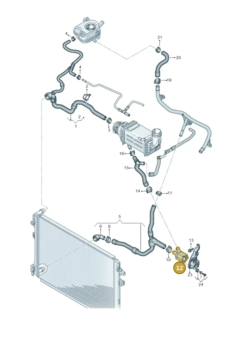 3WA965567B — Skoda Kodiaq (2024-) diagram 2f0121301, position 12