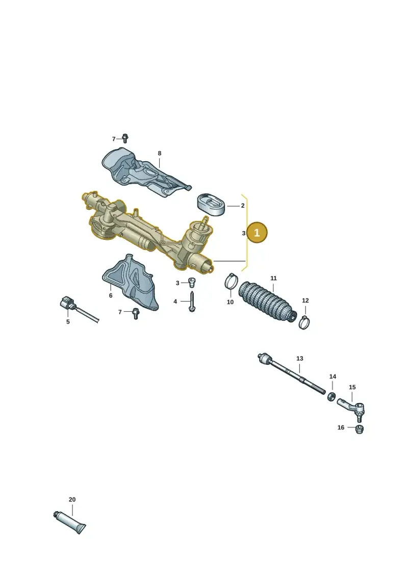 3WB423056C — Skoda Superb Combi (2023-) diagram 2gk423050, position 1