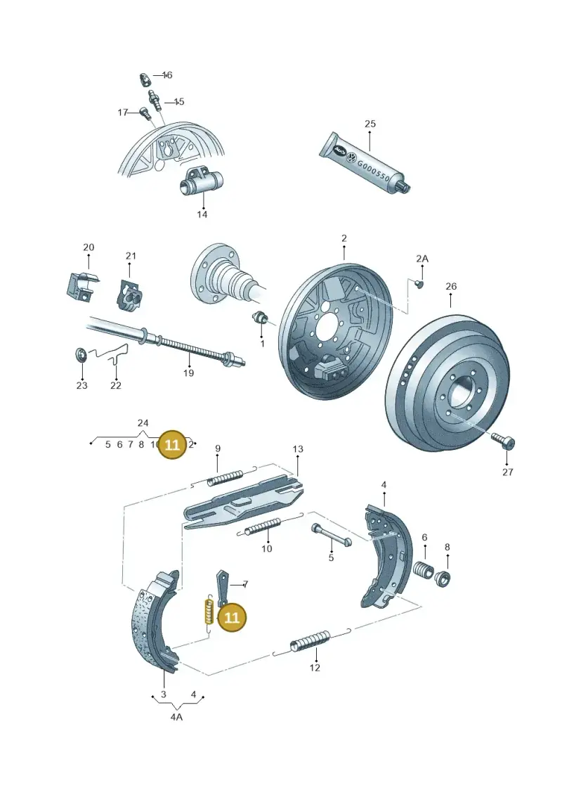 431609715 — Skoda ROOMSTER               06> (2006-) diagram 252609300, position 11