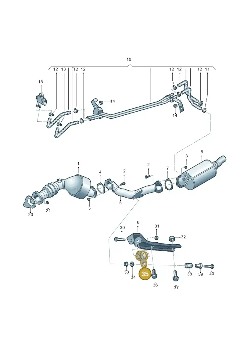 443253149B — Skoda SUPERB                 02> (2001-) diagram 265253600, position 35