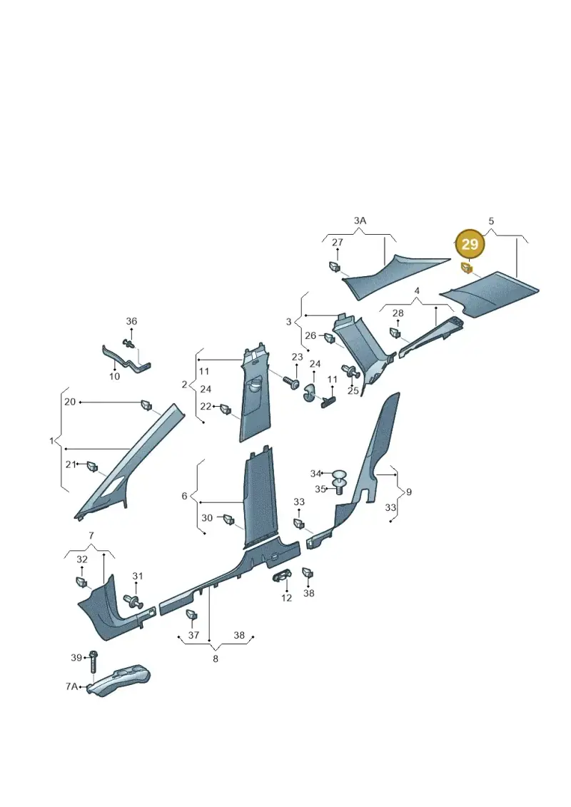 4A0867276B — Skoda Enyaq (2020-) diagram 50a867065, position 29