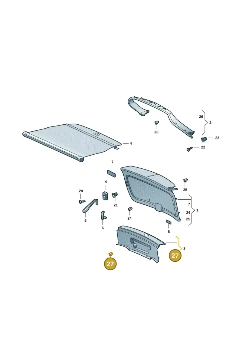 4A0867276B — Skoda Kodiaq (2024-) diagram 57h867090, position 27