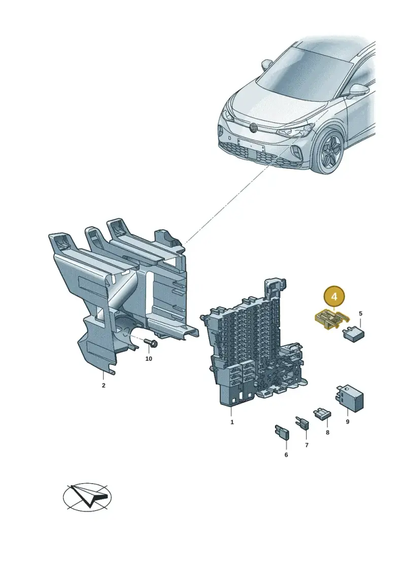 4A0937530A — Skoda Enyaq (2020-) diagram 11a937000, position 4