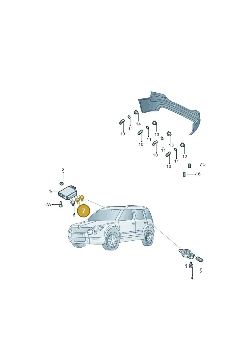 4A0972883 — Skoda Yeti (2013-2017) diagram 767919500, position 7