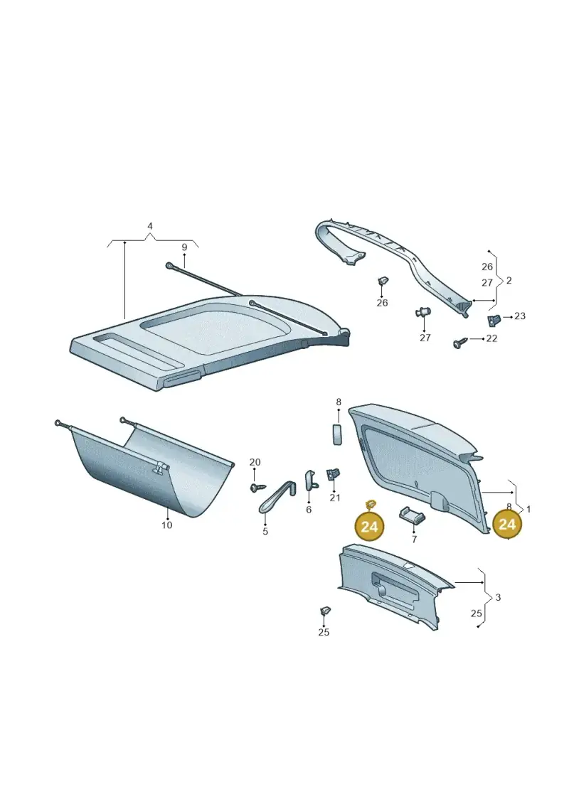 4B0867276A — Skoda Kamiq (2019-) diagram 584867090, position 24