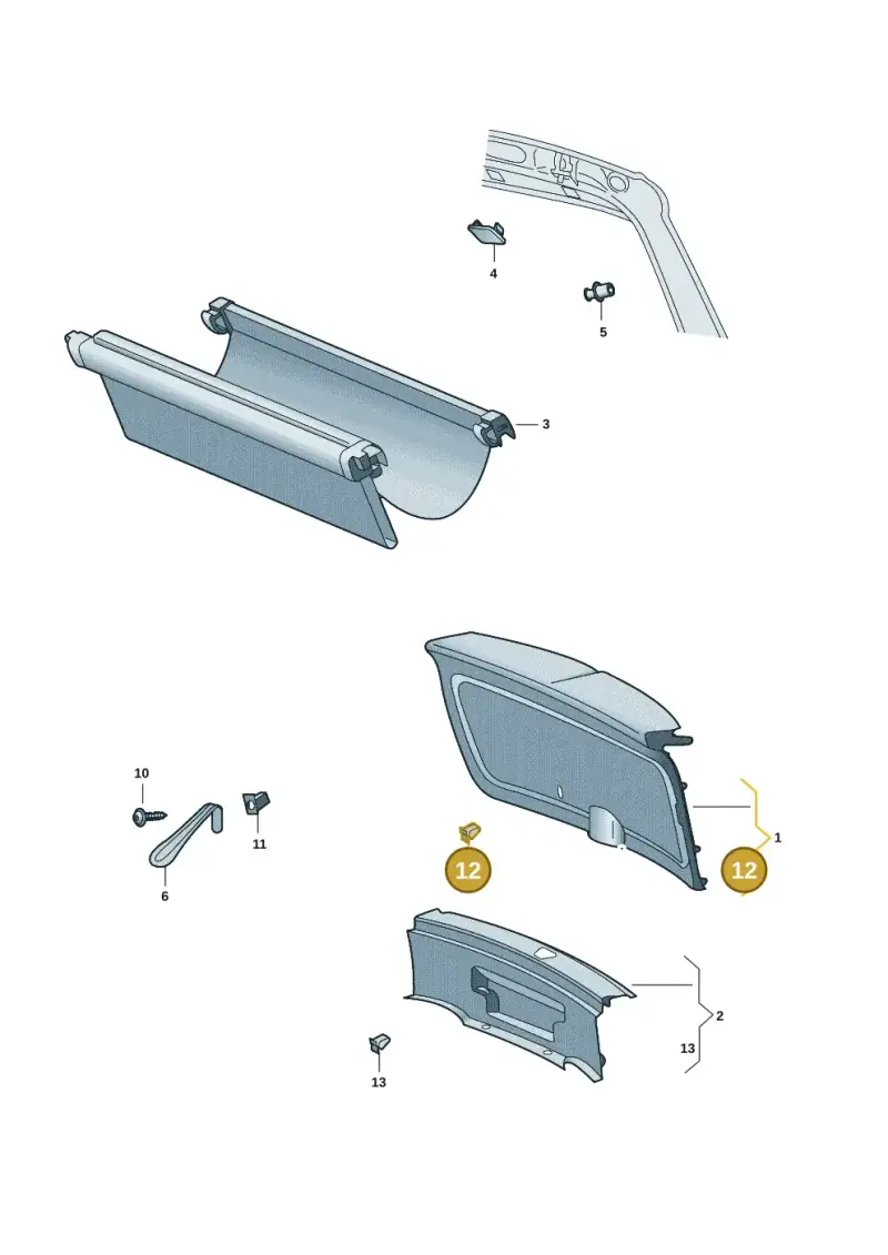 4B0867276A — Skoda Fabia (2021-) diagram 6vn867090, position 12