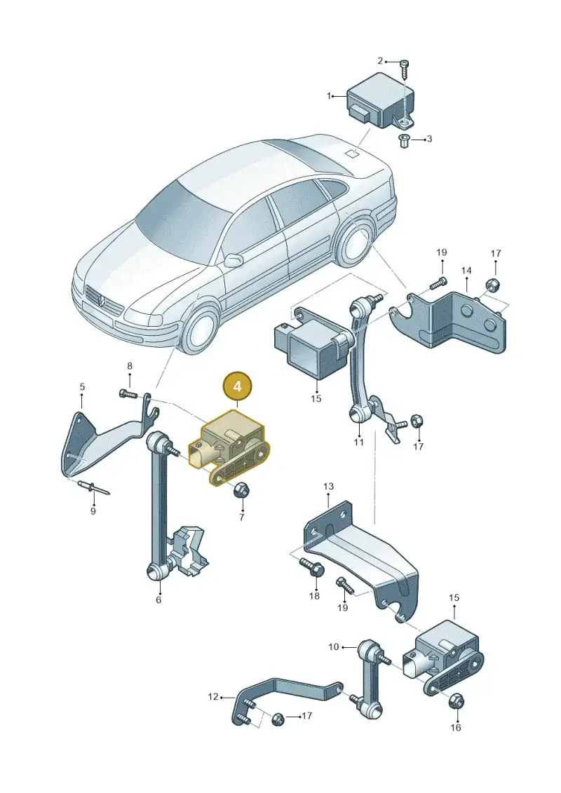 4B0907503A — Skoda SUPERB                 02> (2001-) diagram 195941250, position 4