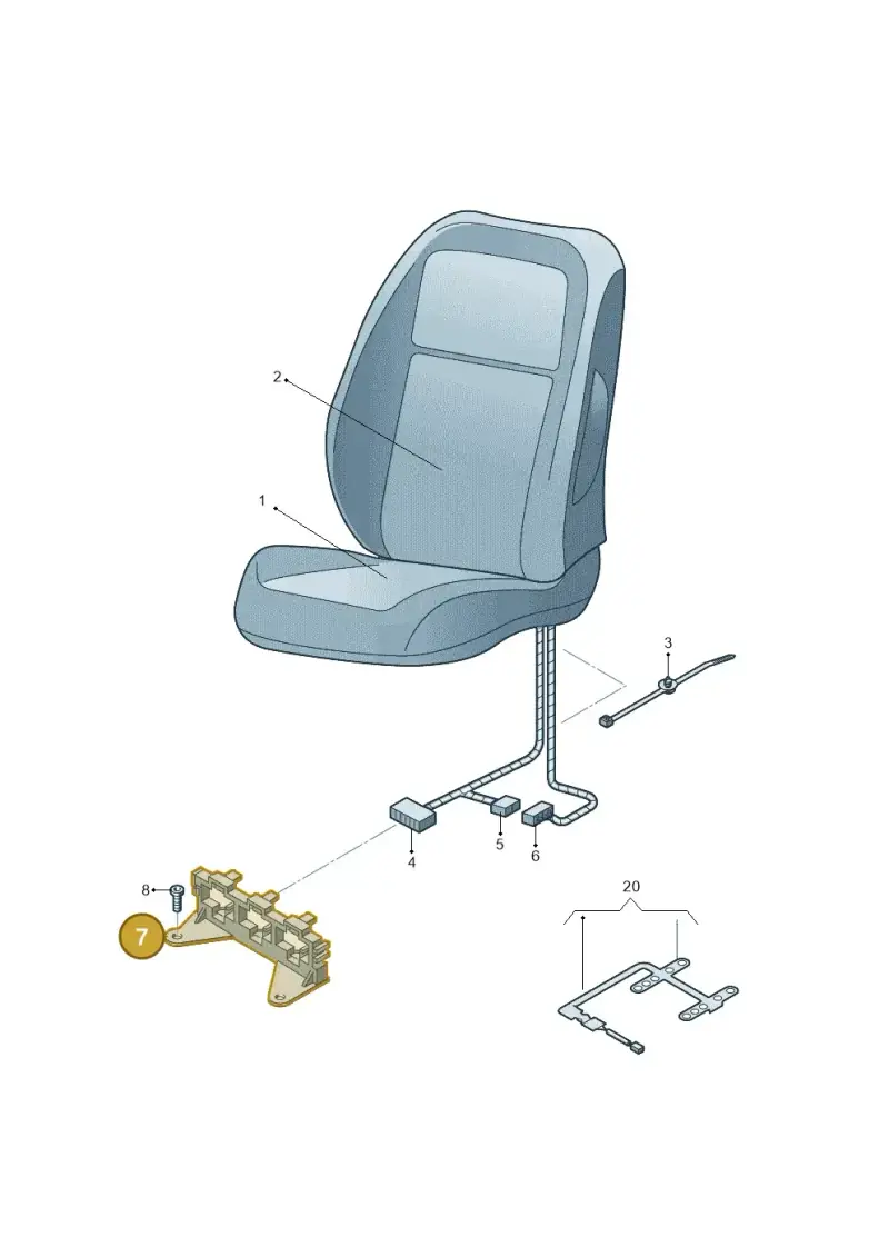 4B0937545C — Skoda Fabia Jingrui (2008-2014) diagram 481963000, position 7