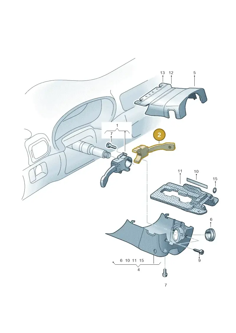 4B0953503E01C — Skoda FABIA/COMBI            05> (2004-) diagram 225953500, position 2