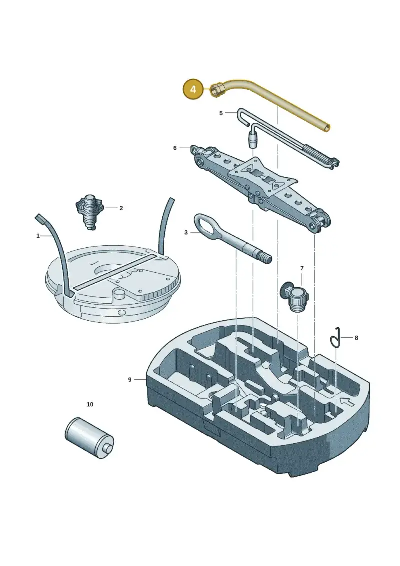 4D0012219A — Skoda Superb Combi (2023-) diagram 3p0012000, position 4