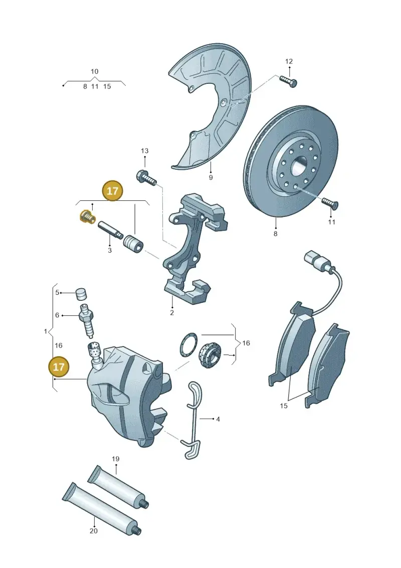 4D0698647 — Skoda Superb (2013-2015) diagram 786615000, position 17
