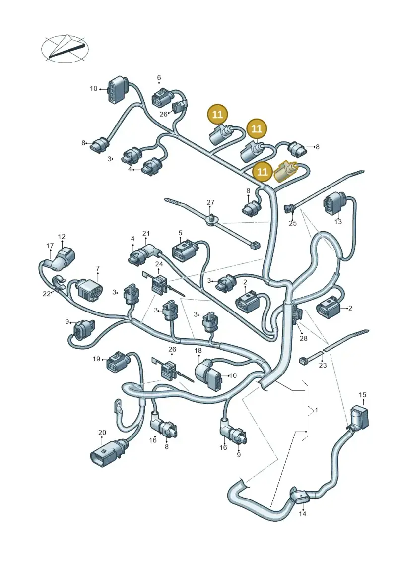 4D0971994 — Skoda Fabia (2021-) diagram 746971150, position 11