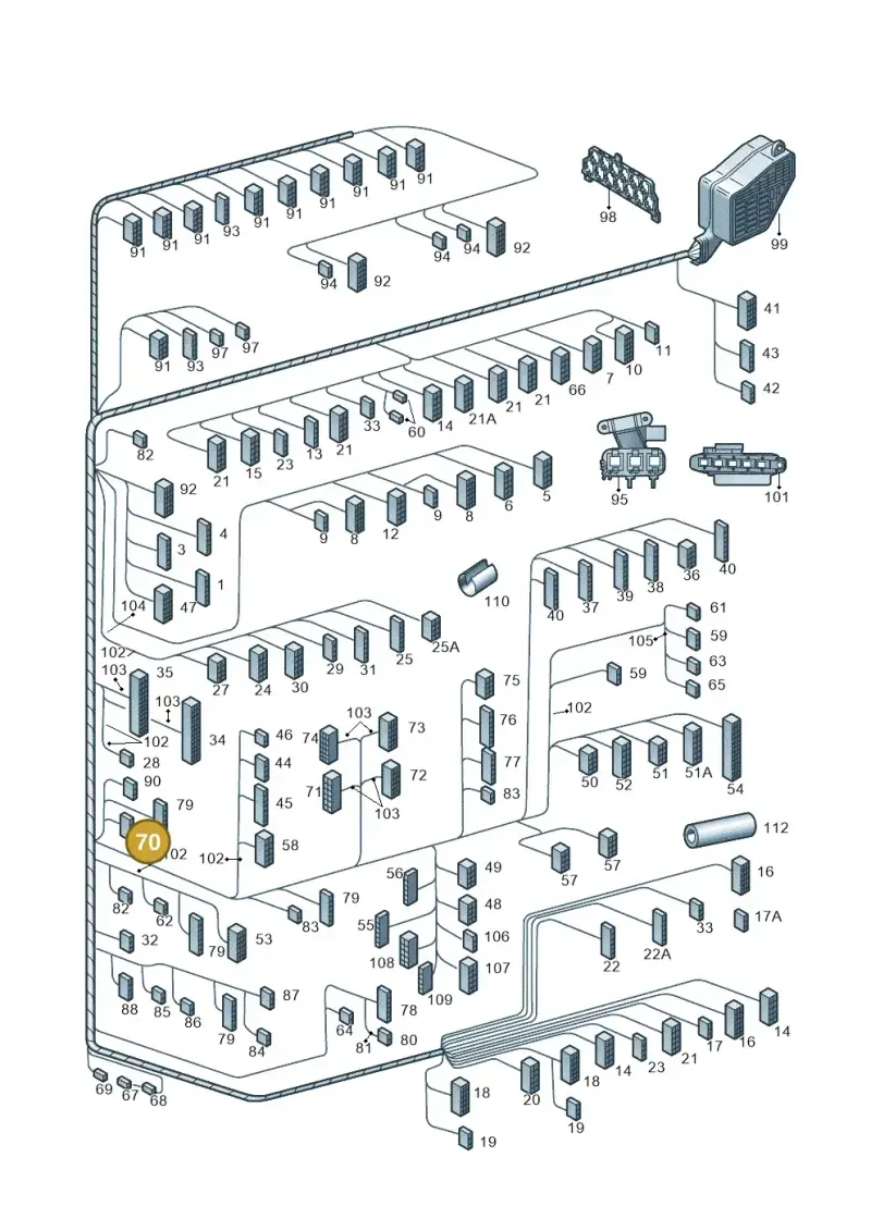 4D0972623 — Skoda SUPERB                 02> (2001-) diagram 265971850, position 70