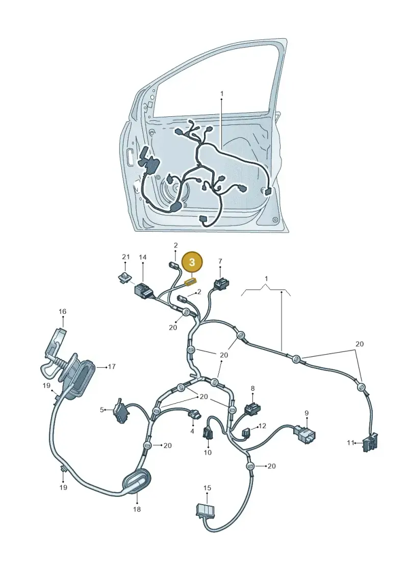 4D0972704A — Skoda Fabia (2021-) diagram 837972340, position 3