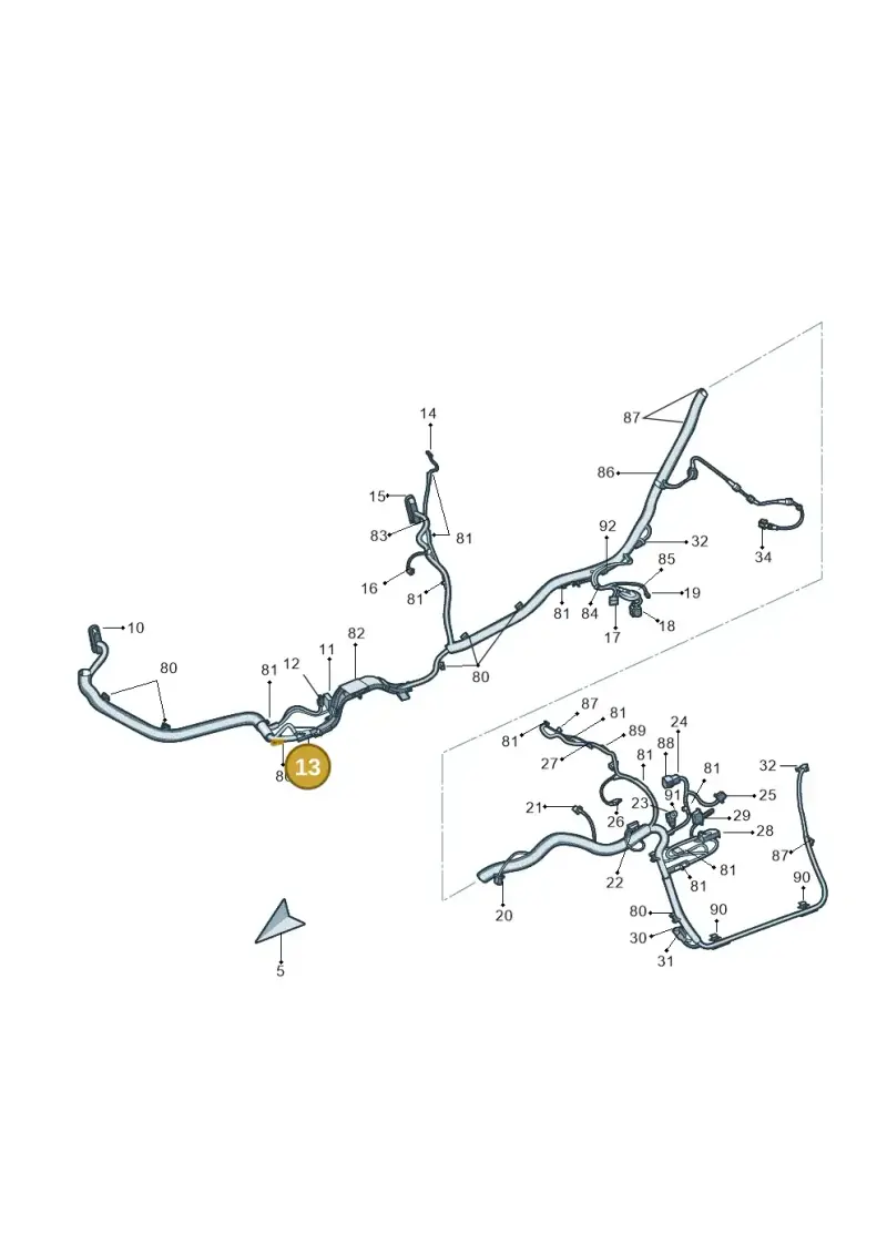 4E0972144 — Skoda Superb (2013-2015) diagram 632971970, position 13