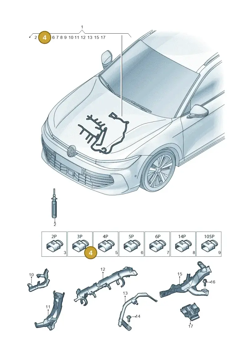 4F0973703A — Skoda Kodiaq (2024-) diagram 3j0971285, position 4