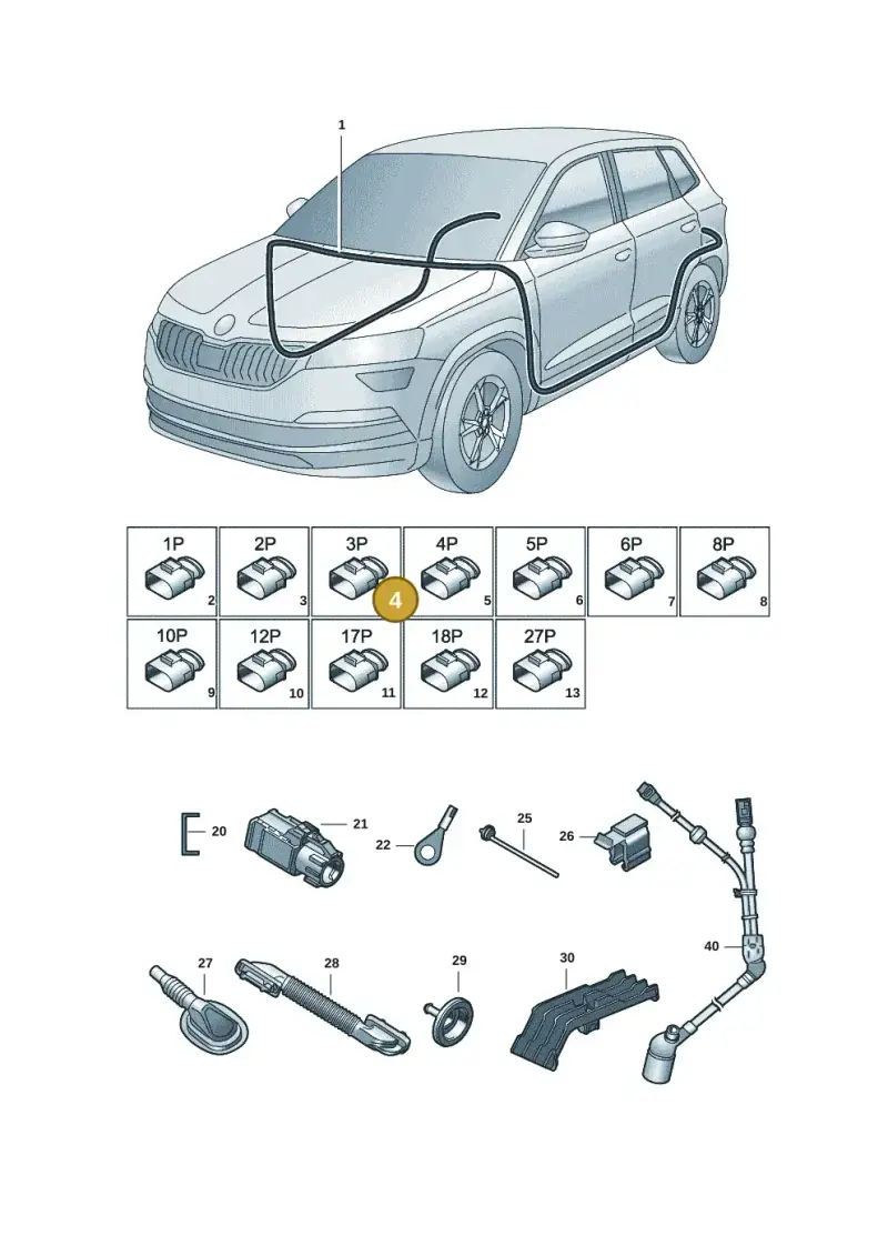 4H0972586 — Skoda Kodiaq (2018-2022) diagram 804971084, position 4