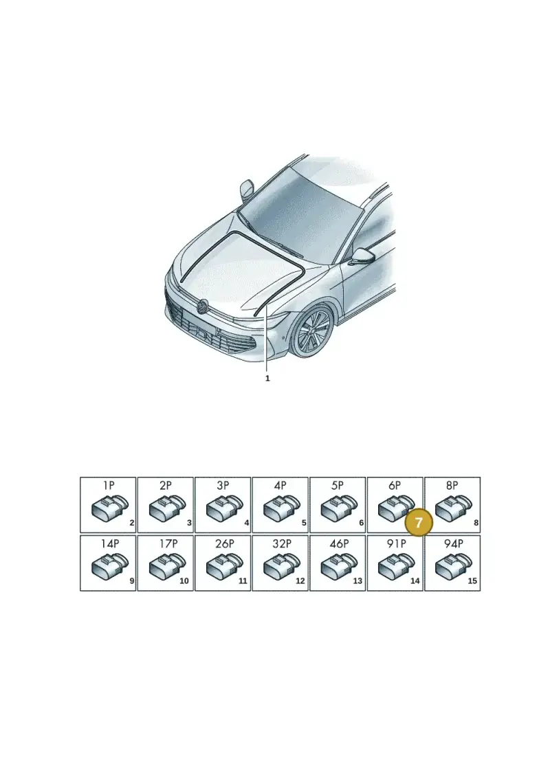 4H0973713 — Skoda Superb Combi (2023-) diagram 3j0971800, position 7