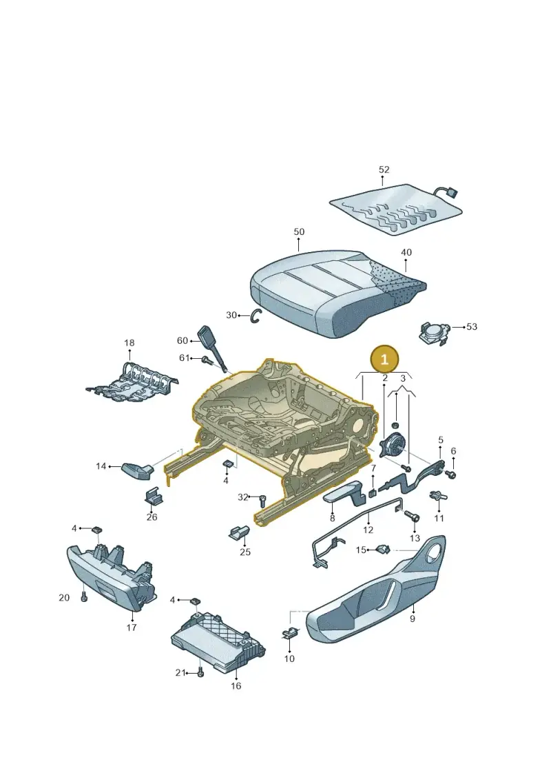 4K0881106K — Skoda Kamiq (2019-) diagram 837881000, position 1