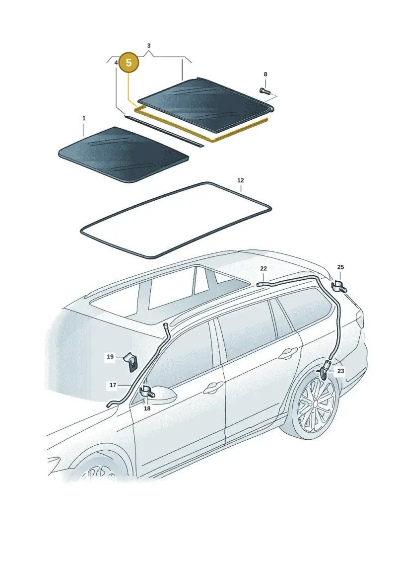 4M8877913 — Skoda Enyaq (2020-) diagram 50a877000, position 5