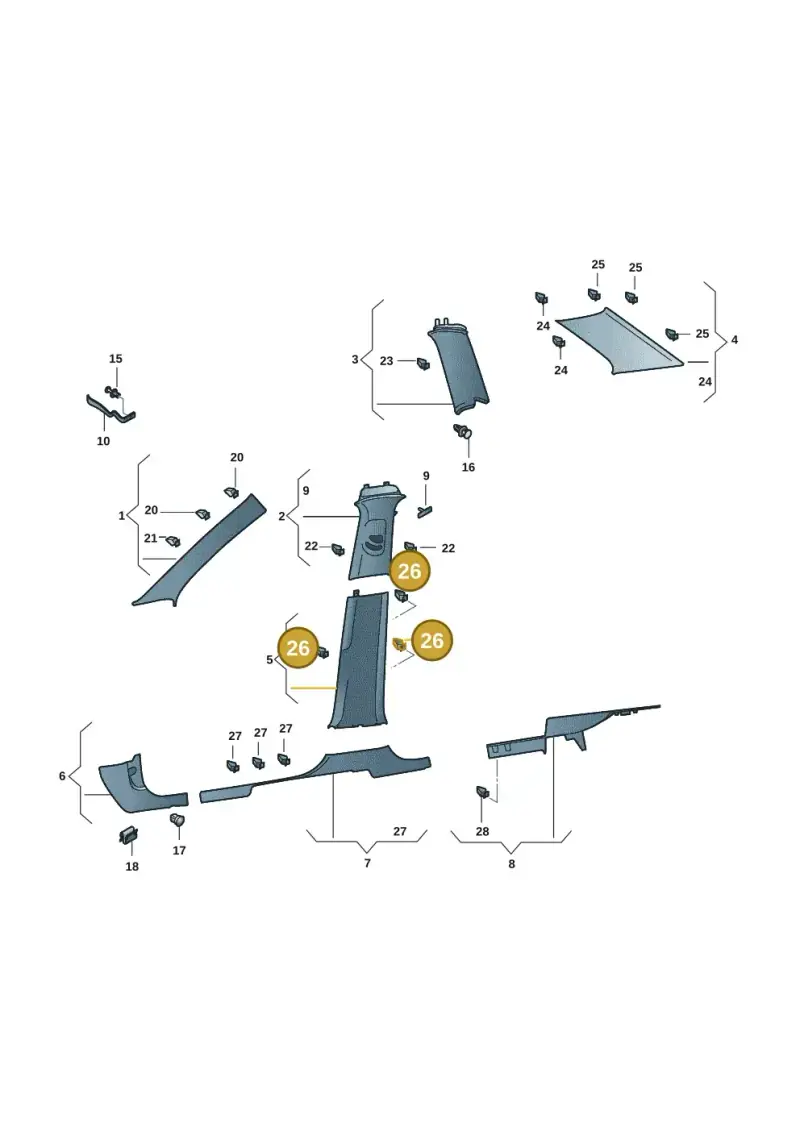 510867276A — Skoda Kodiaq (2024-) diagram 57h867650, position 26