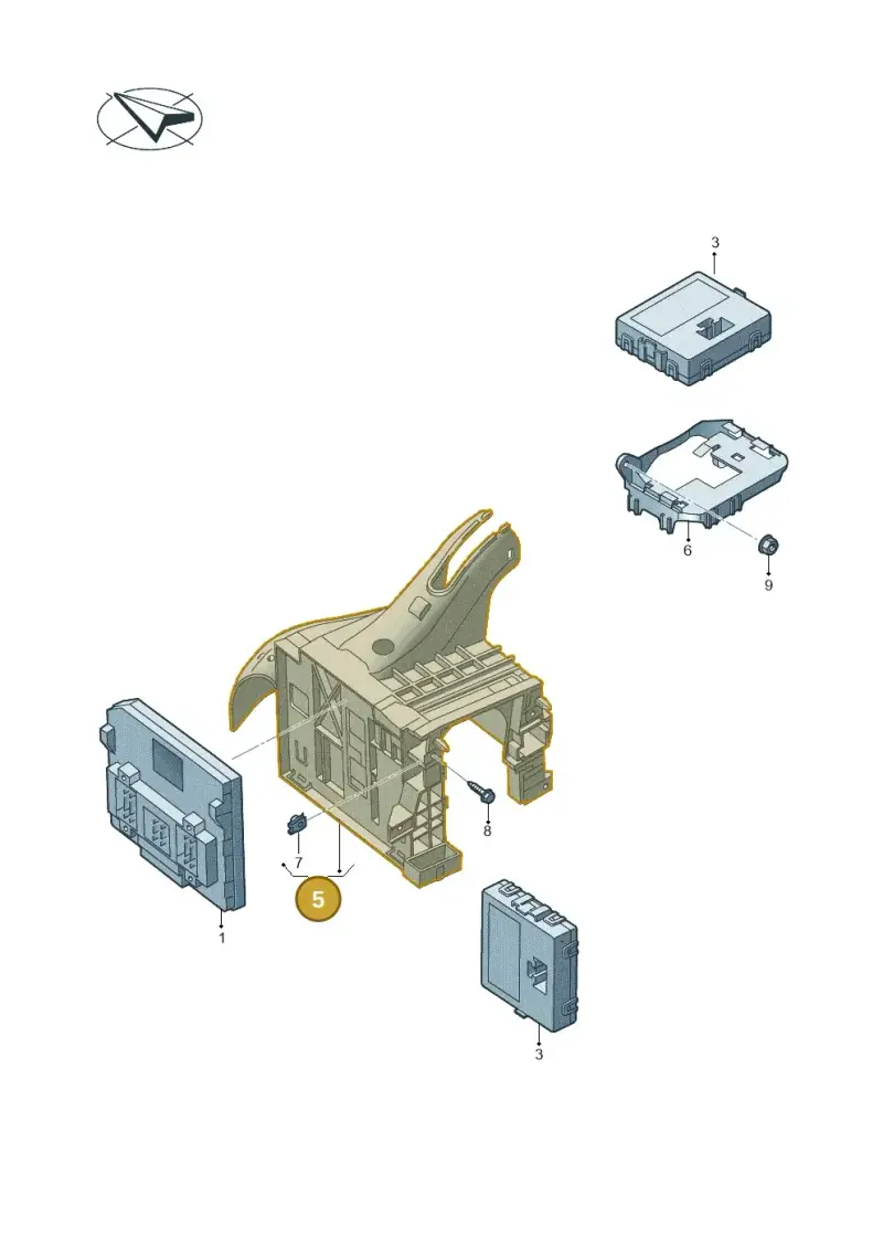 517941395C — Skoda Karoq (2017-2022) diagram 780937500, position 5