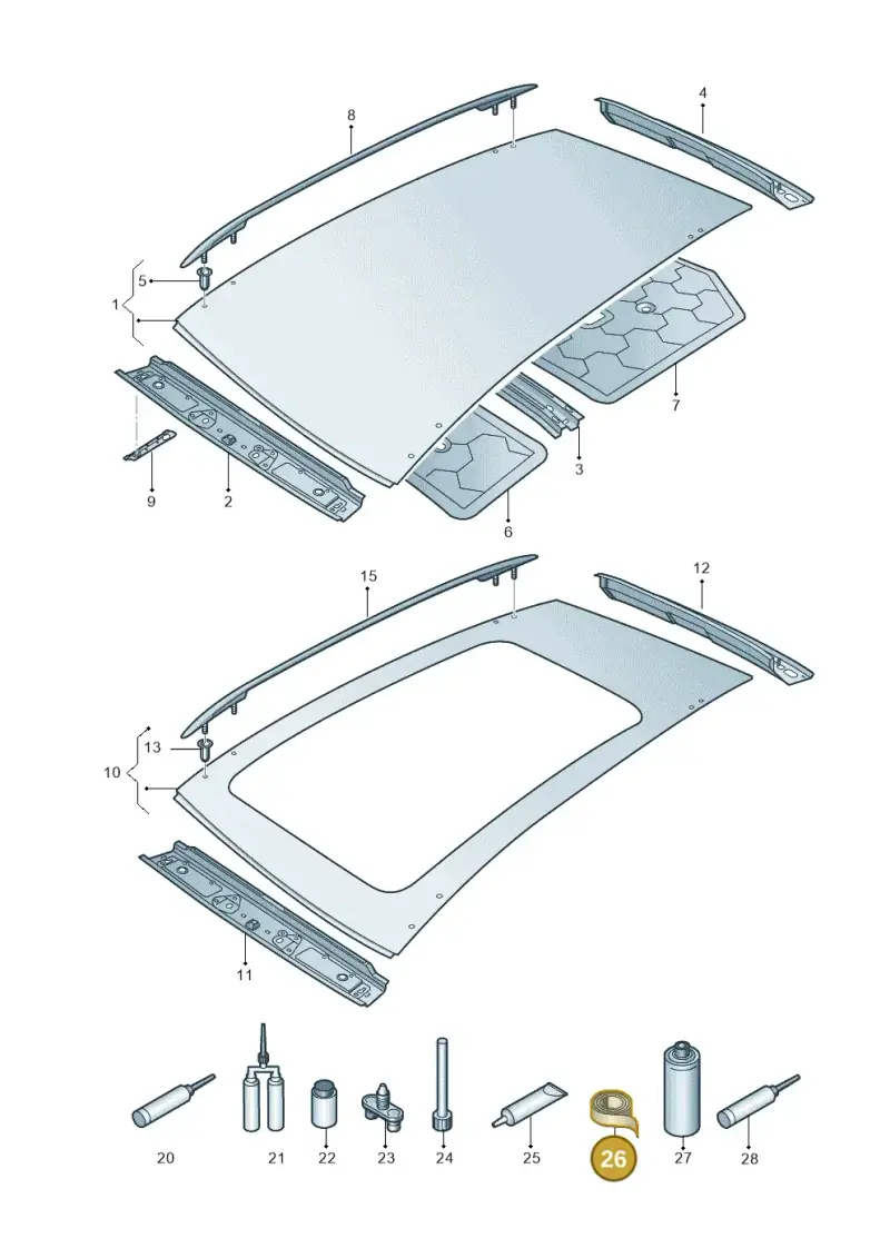 533867910B — Skoda Kodiaq (2018-2022) diagram 434817000, position 26