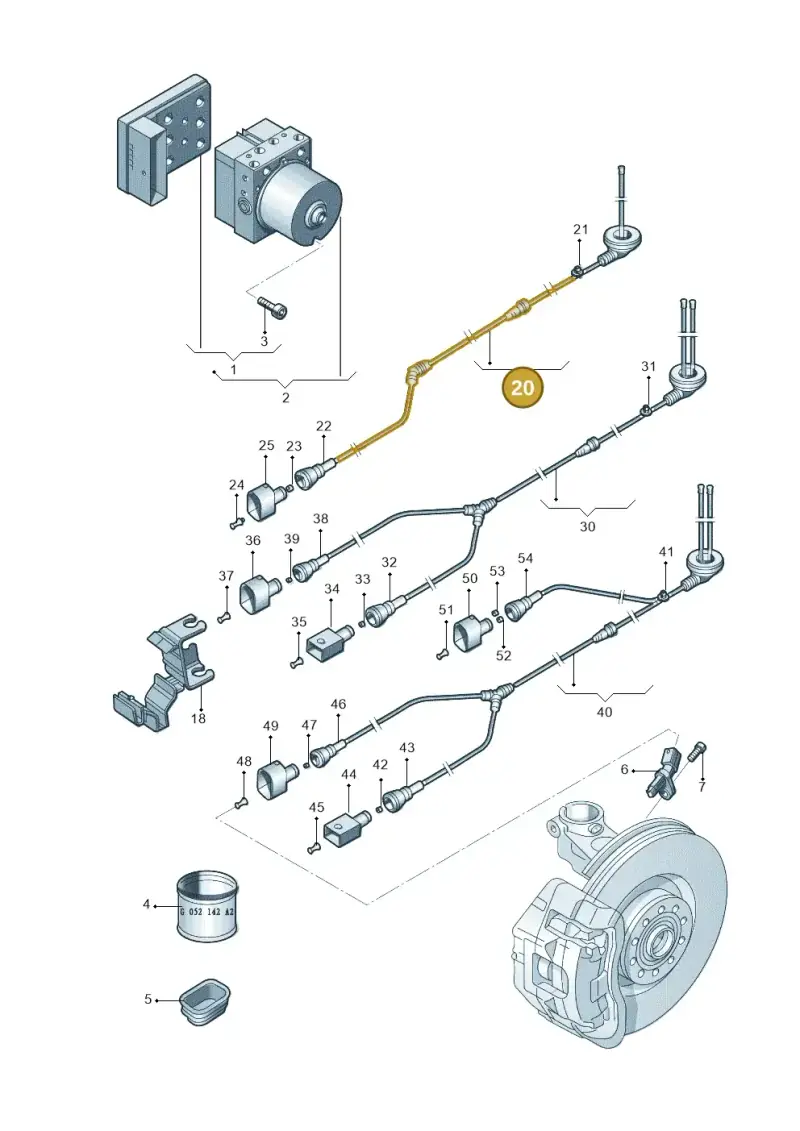 533957751 — Skoda Superb Ambition (2009-2015) diagram 671927000, position 20